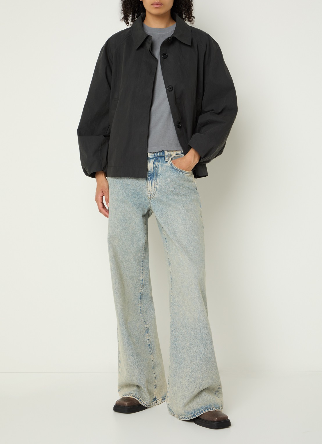 Bellerose Jodie jack met steekzakken  - voorkant 3 bronsgroen