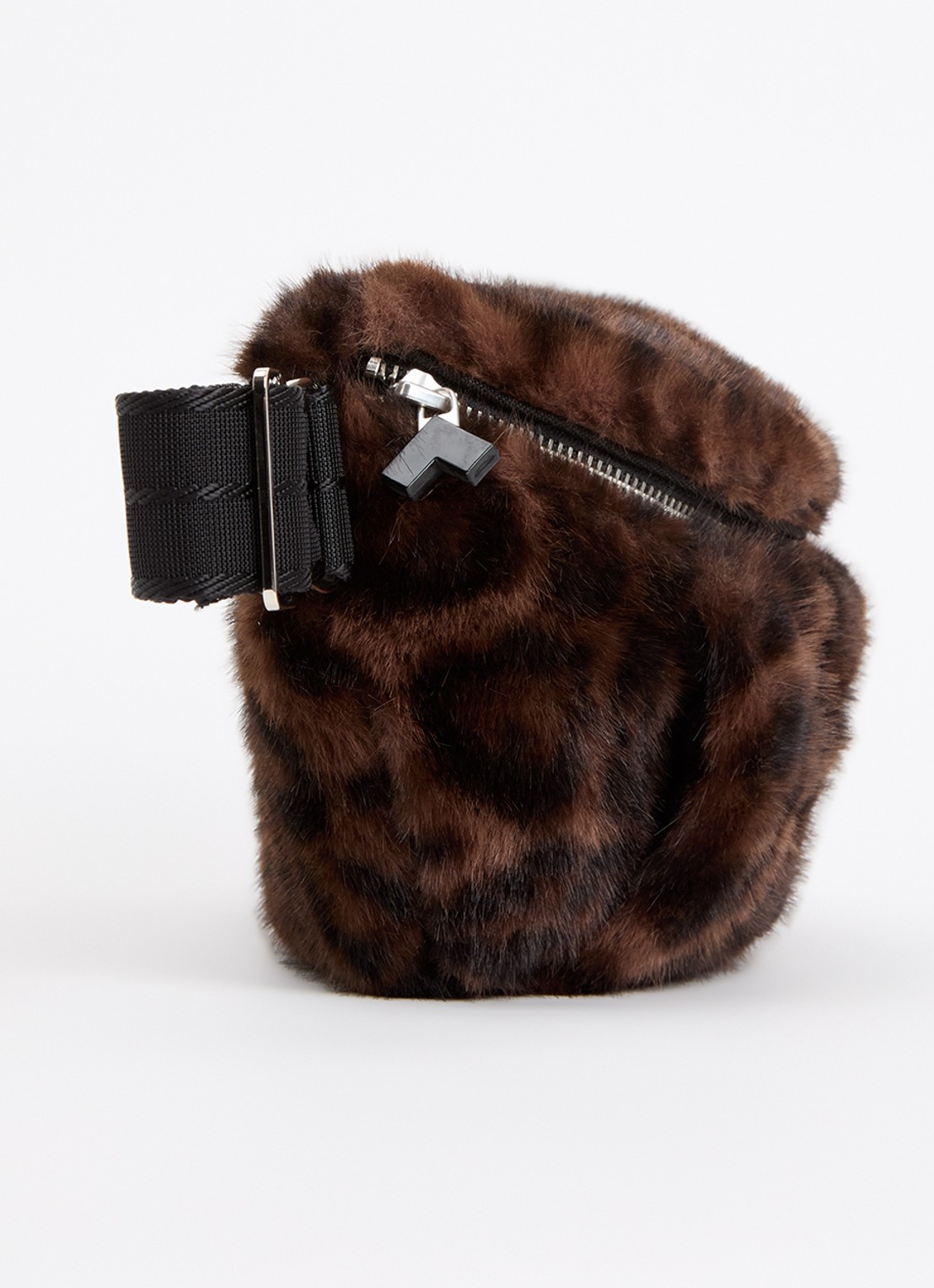 Bellerose Joswel crossbodytas van imitatiebont met panterprint - detail 4 bruin