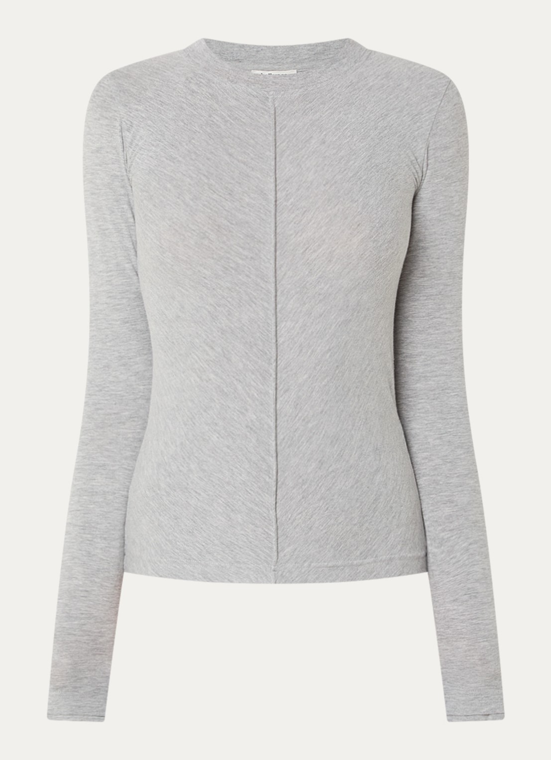 Bellerose Mendy long sleeve met boothals - voorkant 2 grijsmele