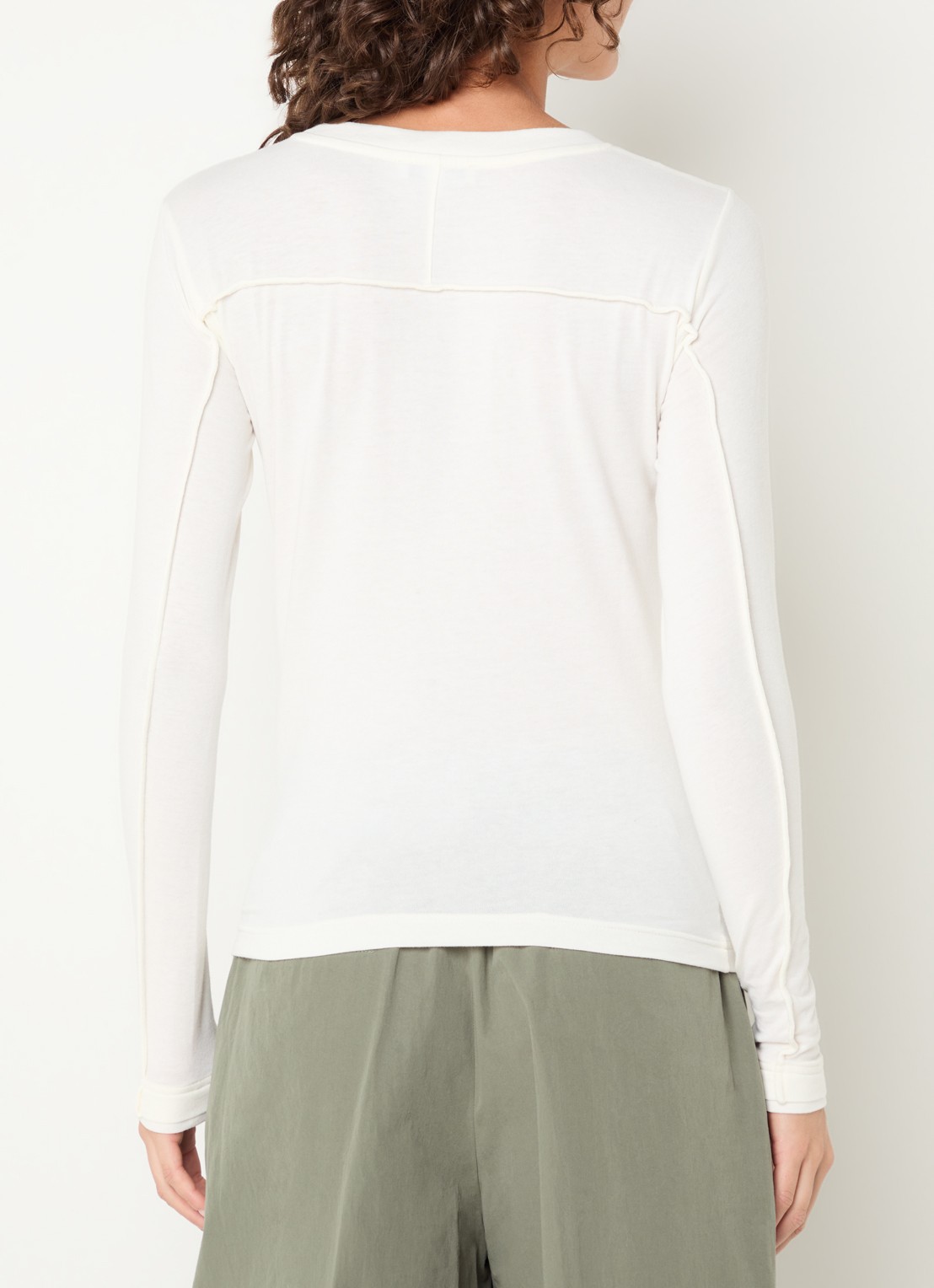 Bellerose Mendy long sleeve met boothals - achterkant 2 wit