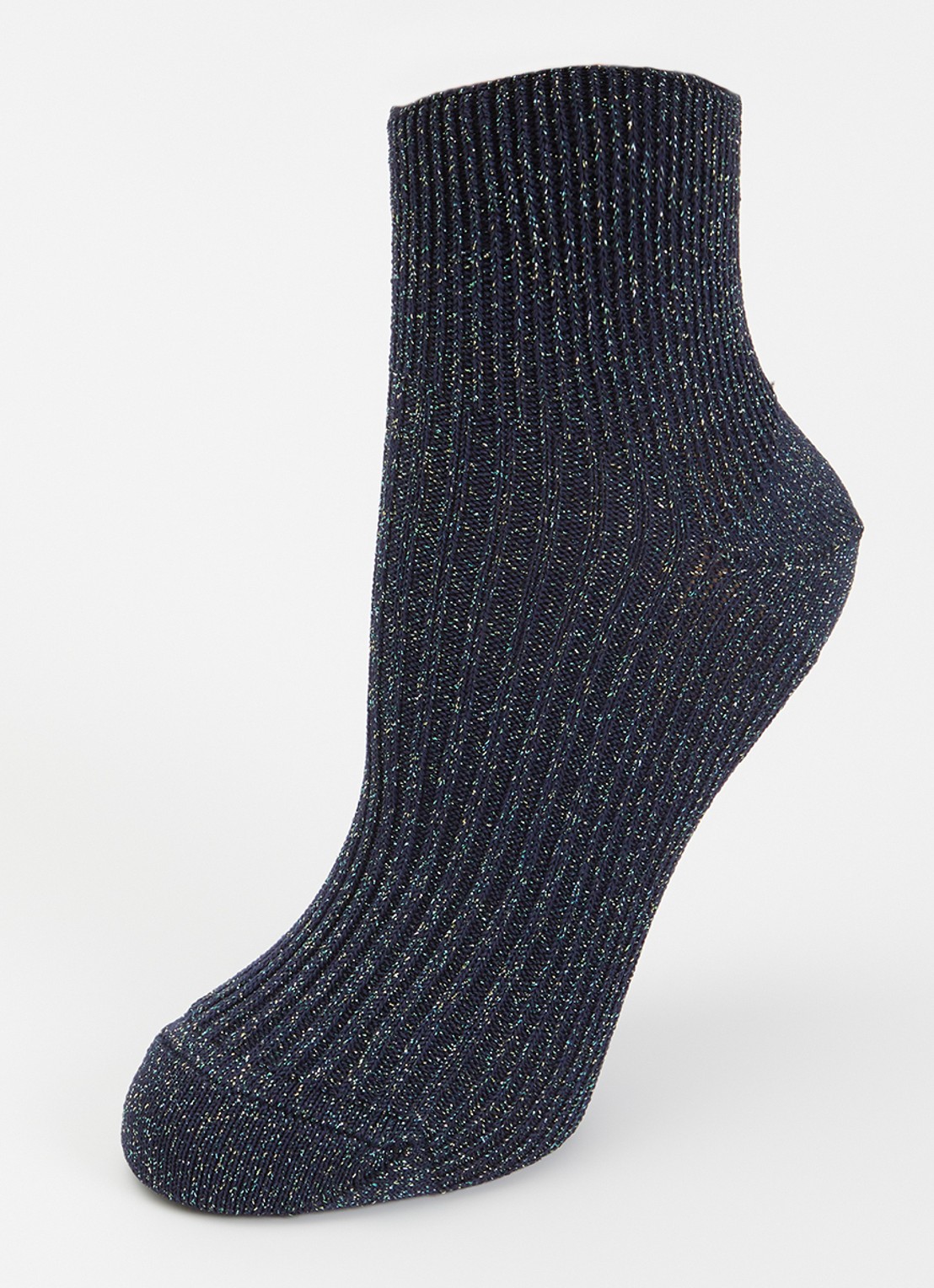 Bellerose Sokken met glitter  - detail 3 donkerblauw