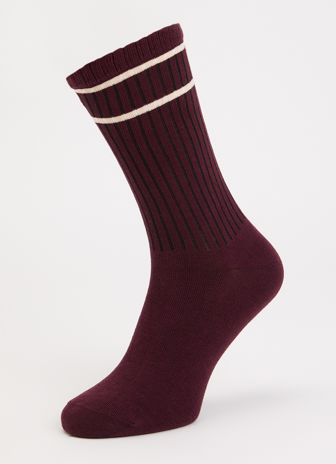 Bellerose Sokken met logo - detail paars