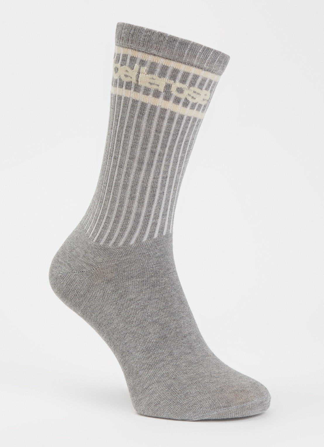 Bellerose Sokken met logo - voorkant grijs