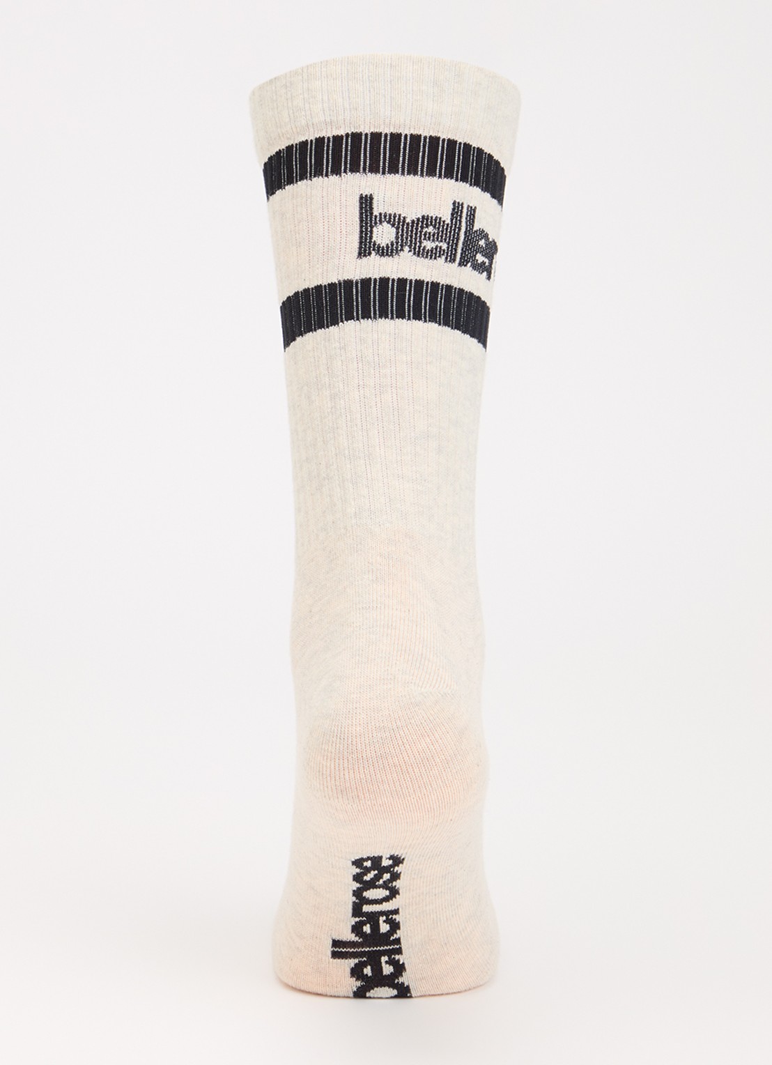 Bellerose Vanmo sokken in katoenblend met logo - voorkant 2 creme
