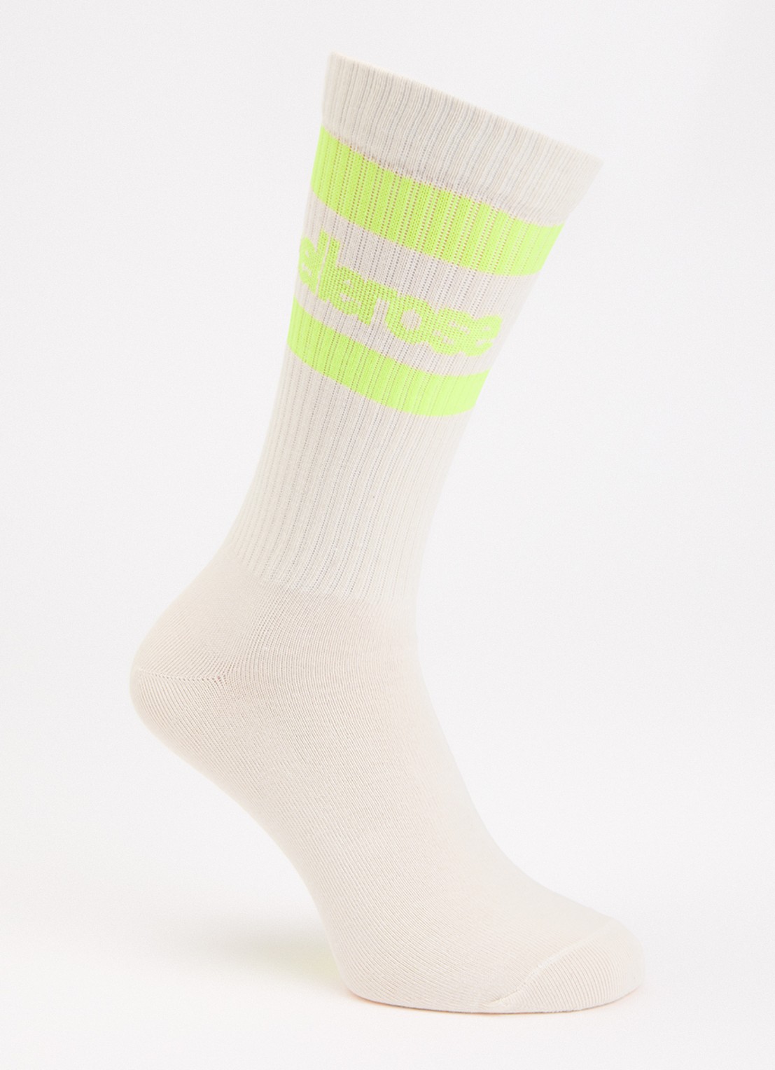 Bellerose Vanmo sokken in katoenblend met logo - voorkant gebroken wit