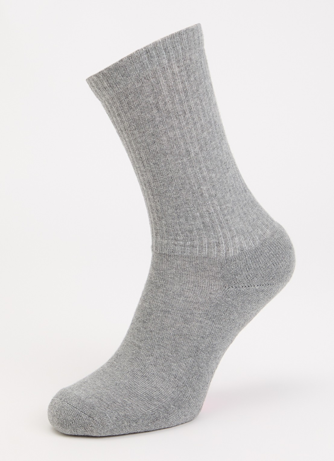 Bellerose Vem sokken in katoenblend met logo - detail grijs