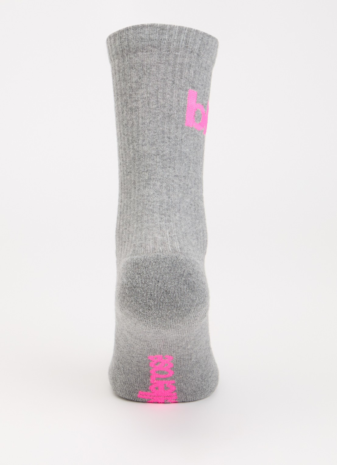 Bellerose Vem sokken in katoenblend met logo - voorkant 3 grijs