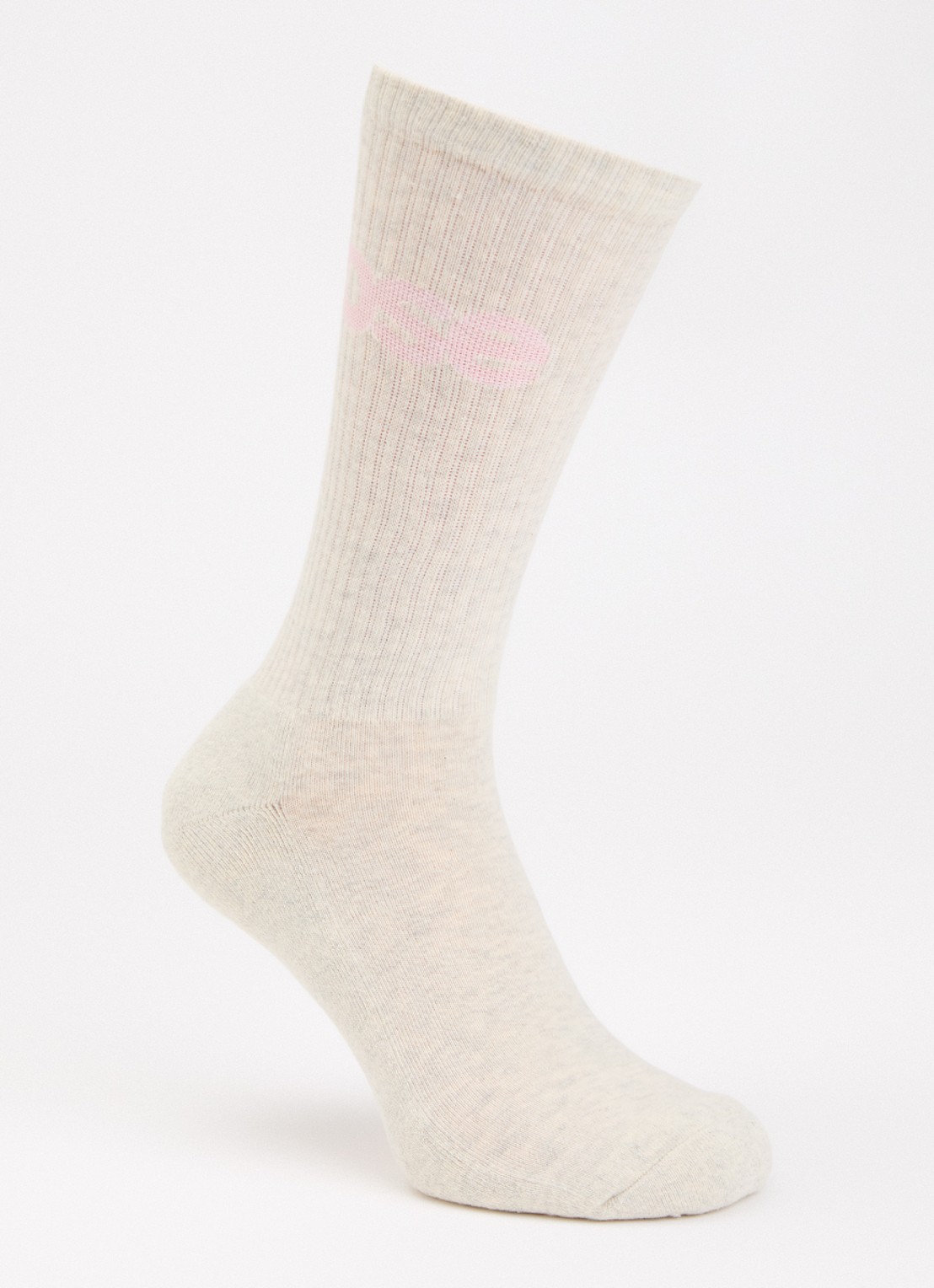 Bellerose Vem sokken in katoenblend met logo - voorkant creme