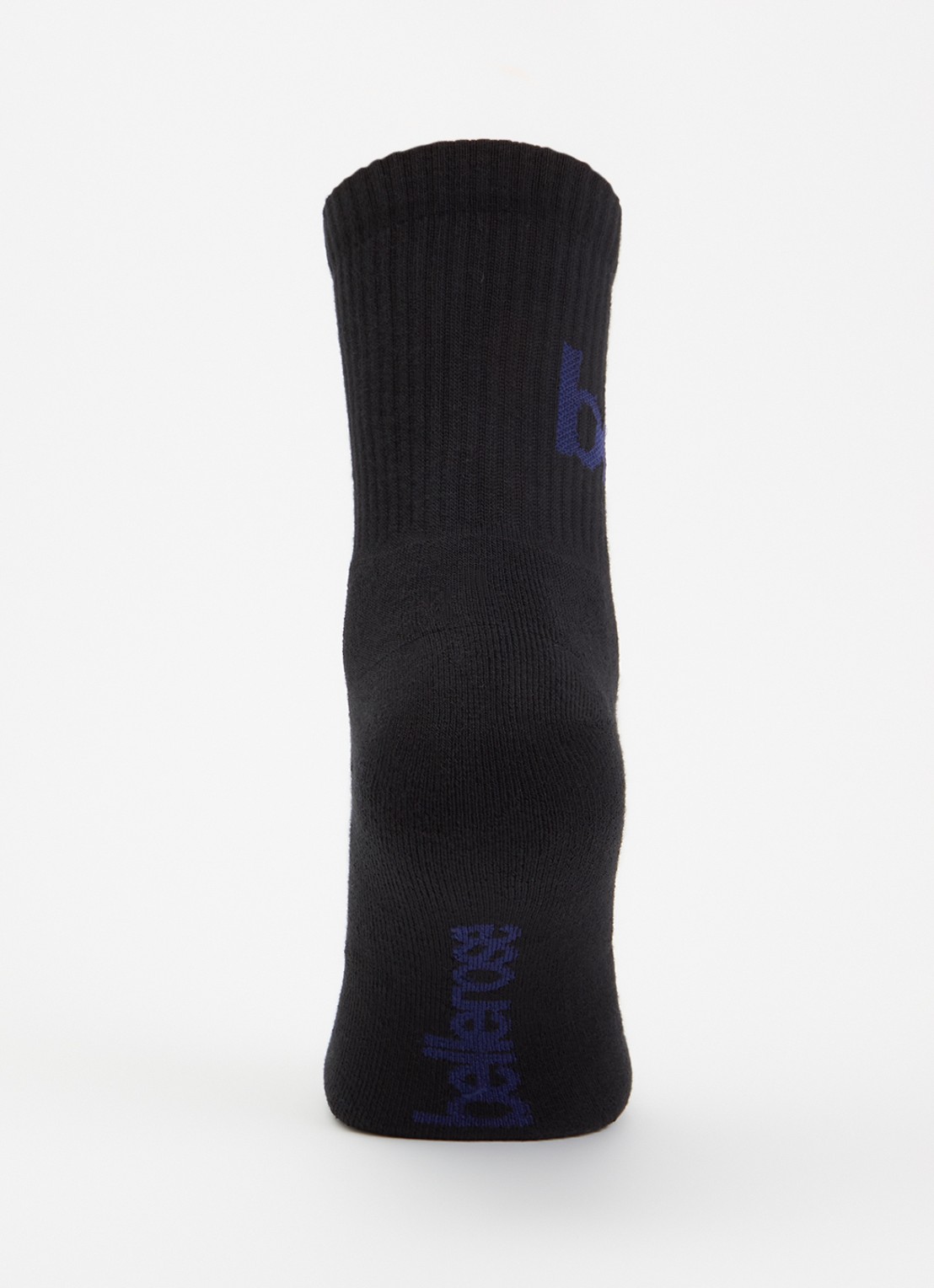 Bellerose Vemho sokken in katoenblend met logo - voorkant 3 zwart
