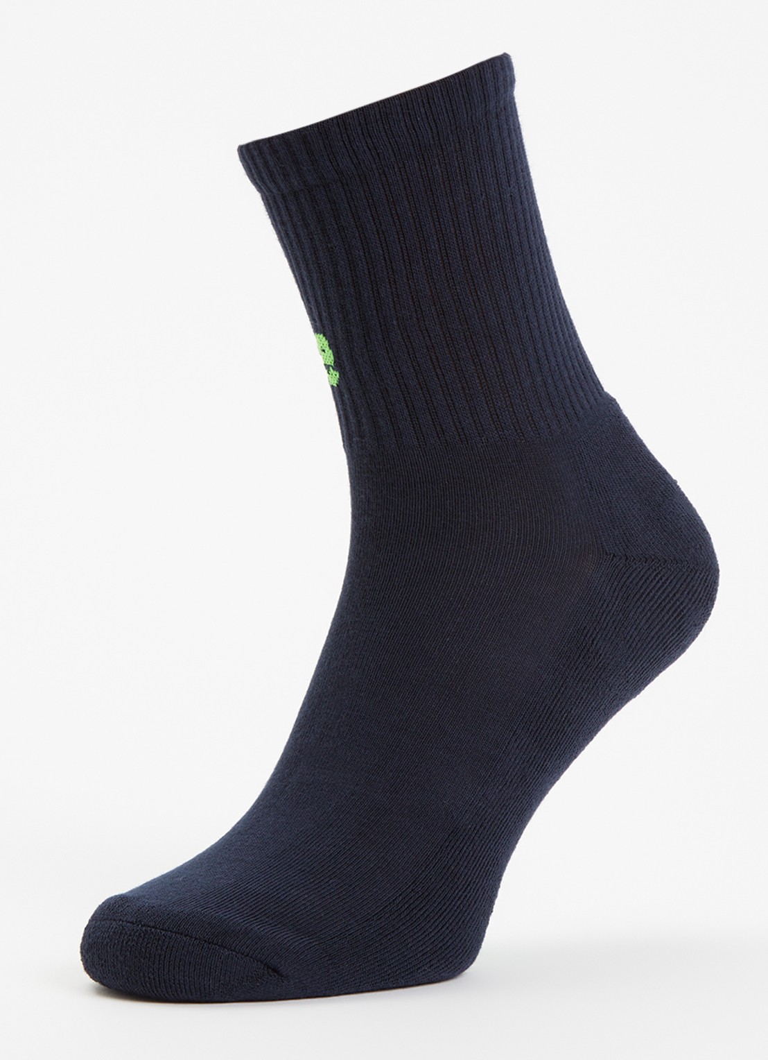 Bellerose Vemho sokken in katoenblend met logo - detail 3 donkerblauw
