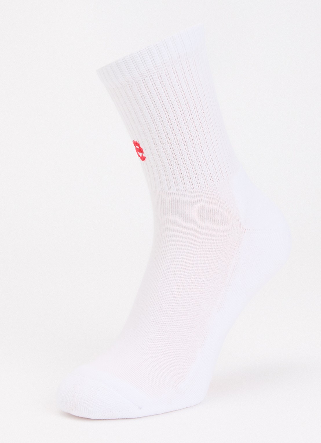 Bellerose Vemho sokken in katoenblend met logo - detail wit