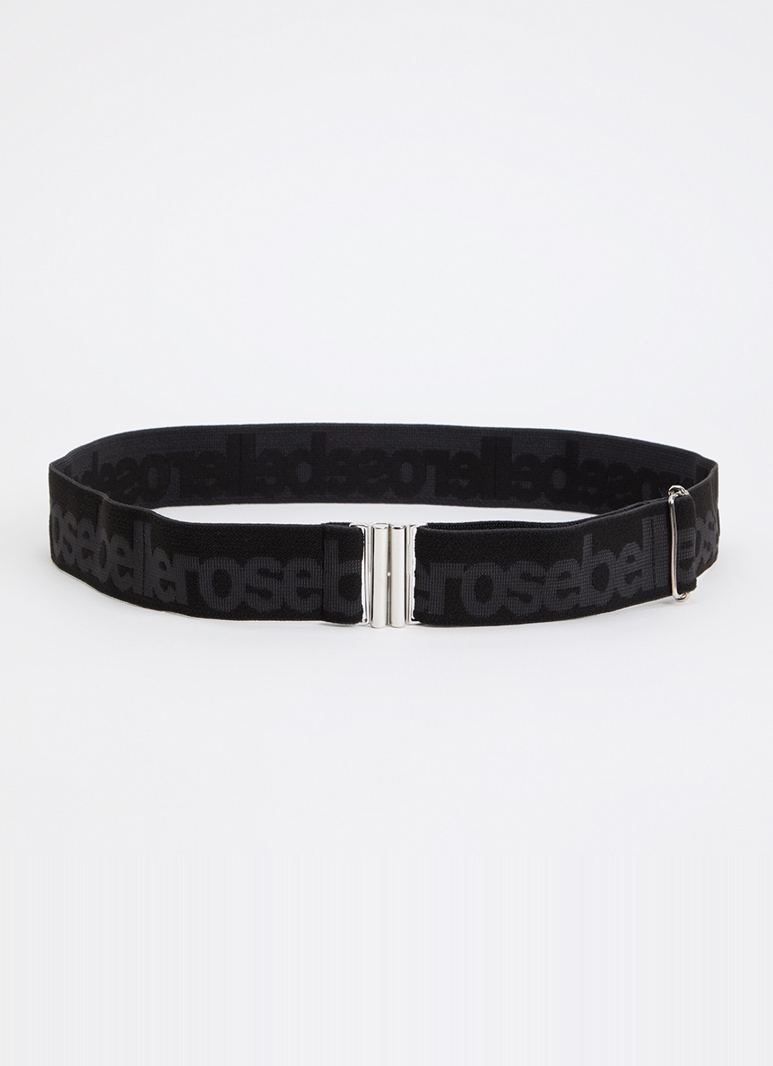 Bellerose Viba riem met logoprint - voorkant zwart