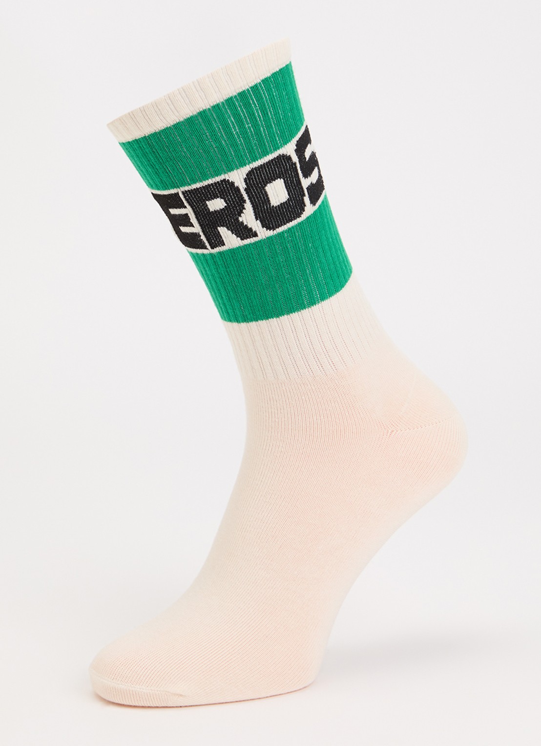 Bellerose Vite sokken in katoenblend met logo - detail 3 groen