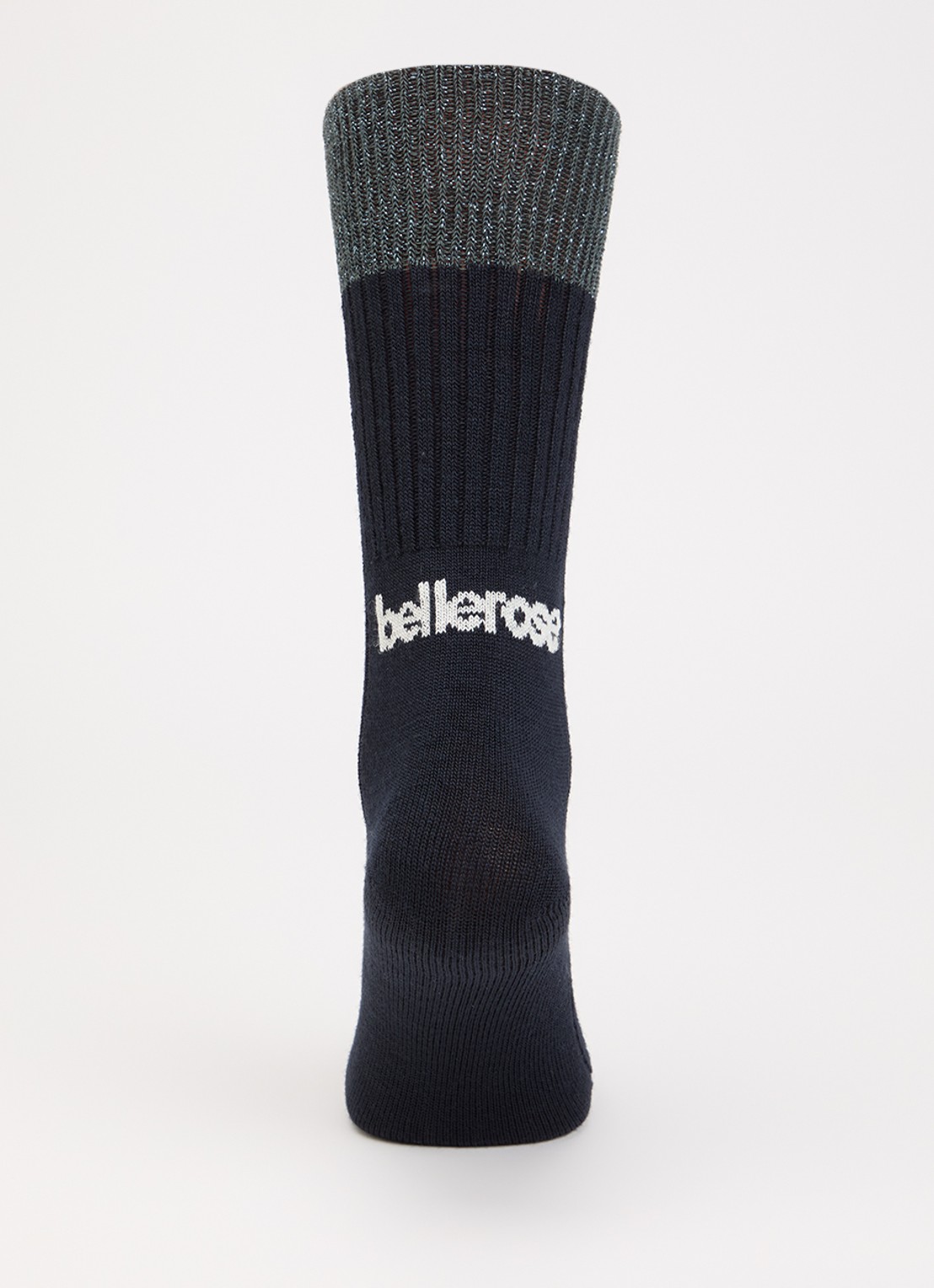 Bellerose Vocam sokken in wolblend met glitter - voorkant 2 donkerblauw
