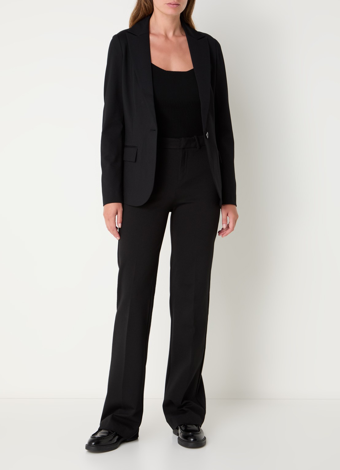 Benetton Blazer met klepzakken - voorkant 3 zwart