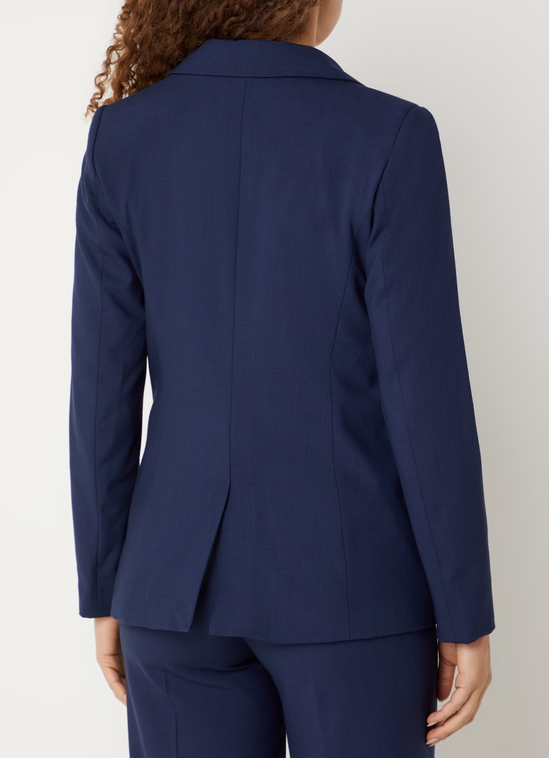 Benetton Blazer met klepzakken - achterkant donkerblauw