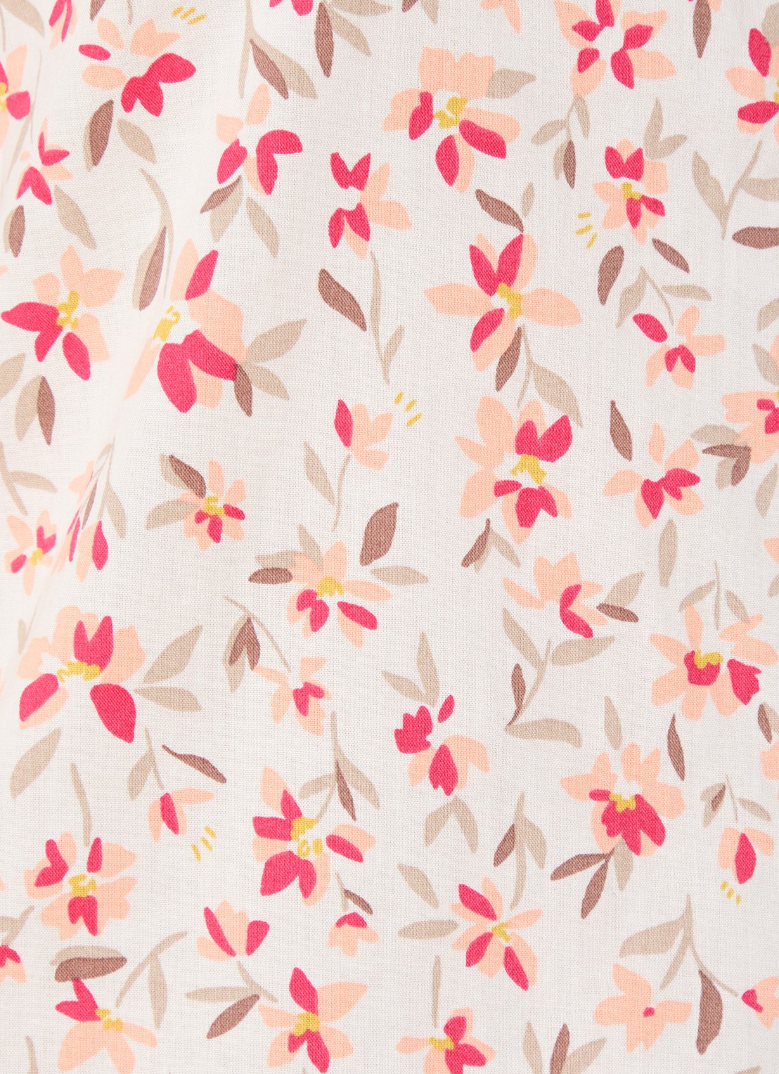 Benetton Blouse met print - detail 5 koraalrood