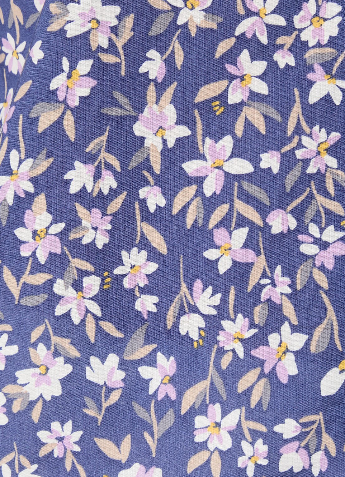 Benetton Blouse met print - detail 5 kobaltblauw
