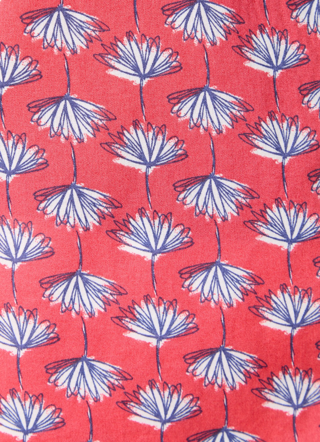 Benetton Blouse met print - detail 5 rood