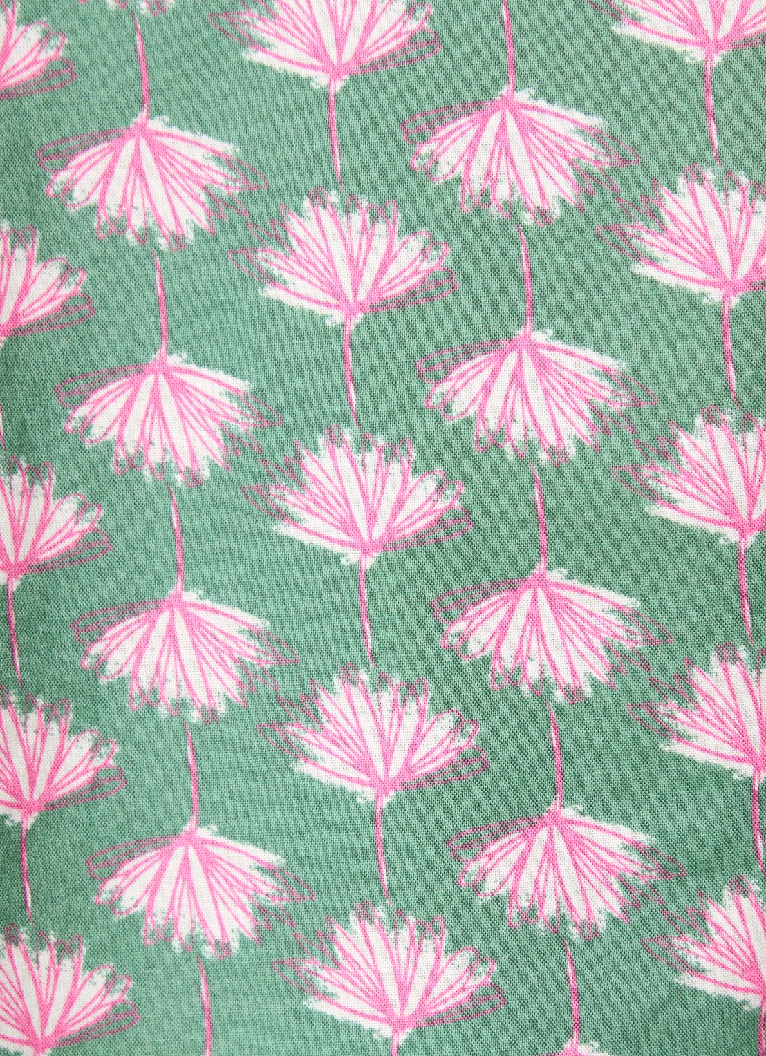 Benetton Blouse met print - detail 3 olijfgroen