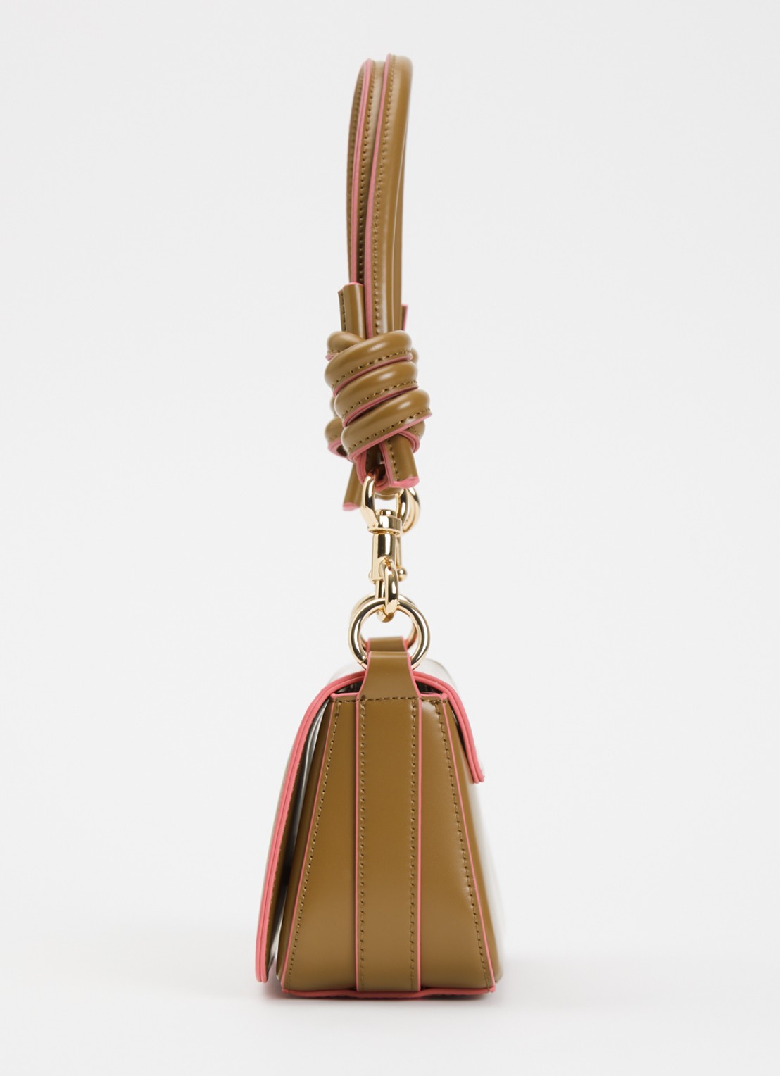 Benetton Crossbodytas met afneembare schouderriem - detail 2 camel