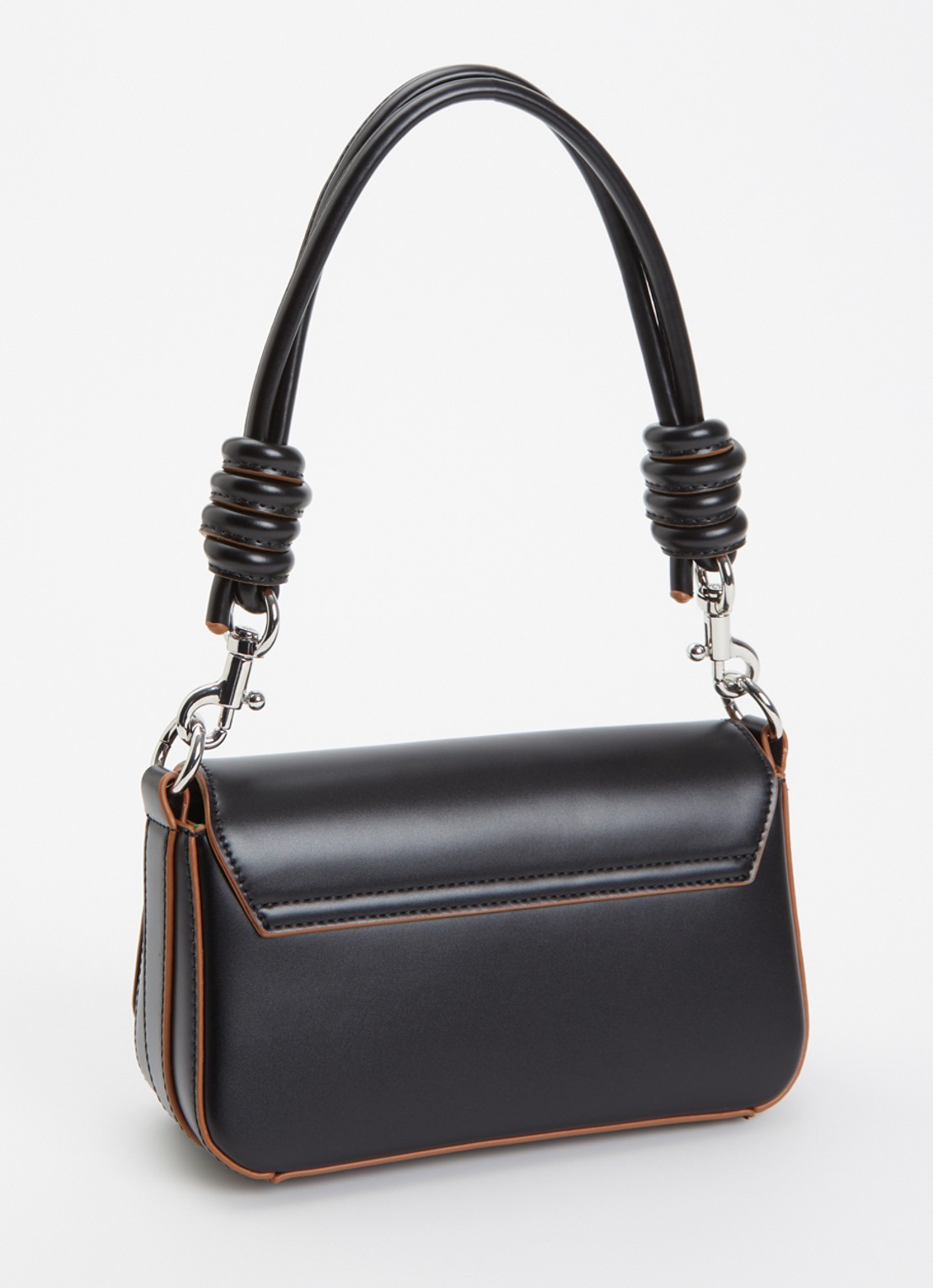 Benetton Crossbodytas met afneembare schouderriem - achterkant 4 zwart