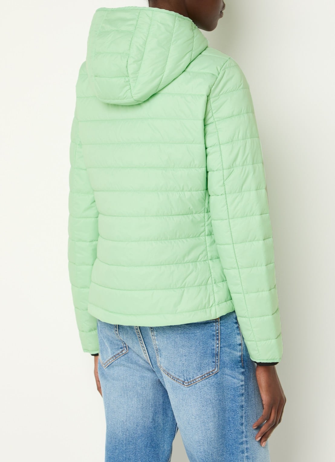 Benetton Gewatteerd jack met waterafstotende coating - achterkant 3 mint