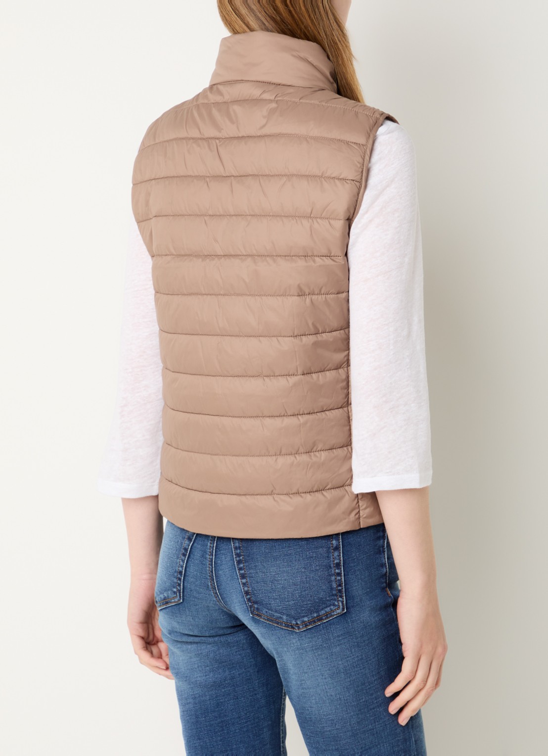 Benetton Gewatteerde bodywarmer met waterafstotende coating - achterkant 2 groen