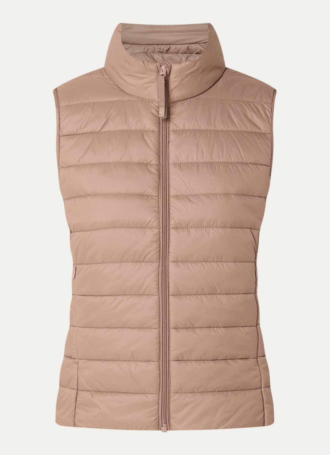 Benetton Gewatteerde bodywarmer met waterafstotende coating - voorkant 3 groen