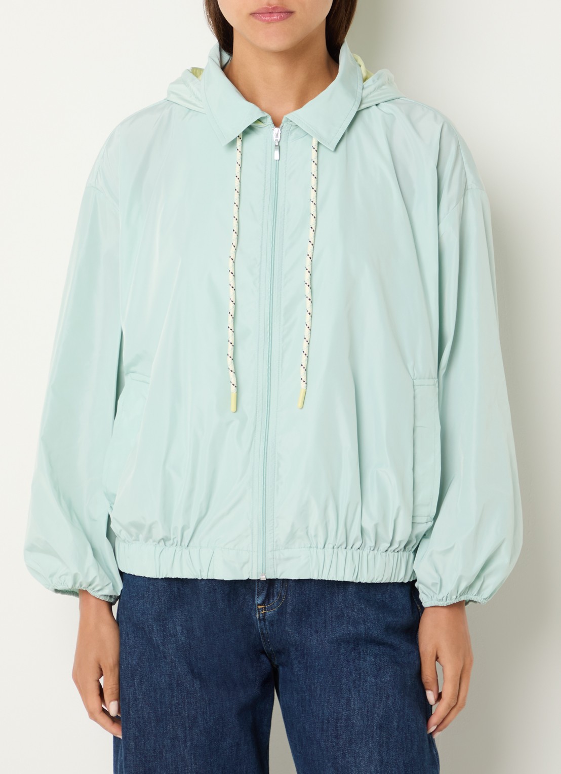 Benetton Jack met steekzakken en capuchon - detail 3 mint