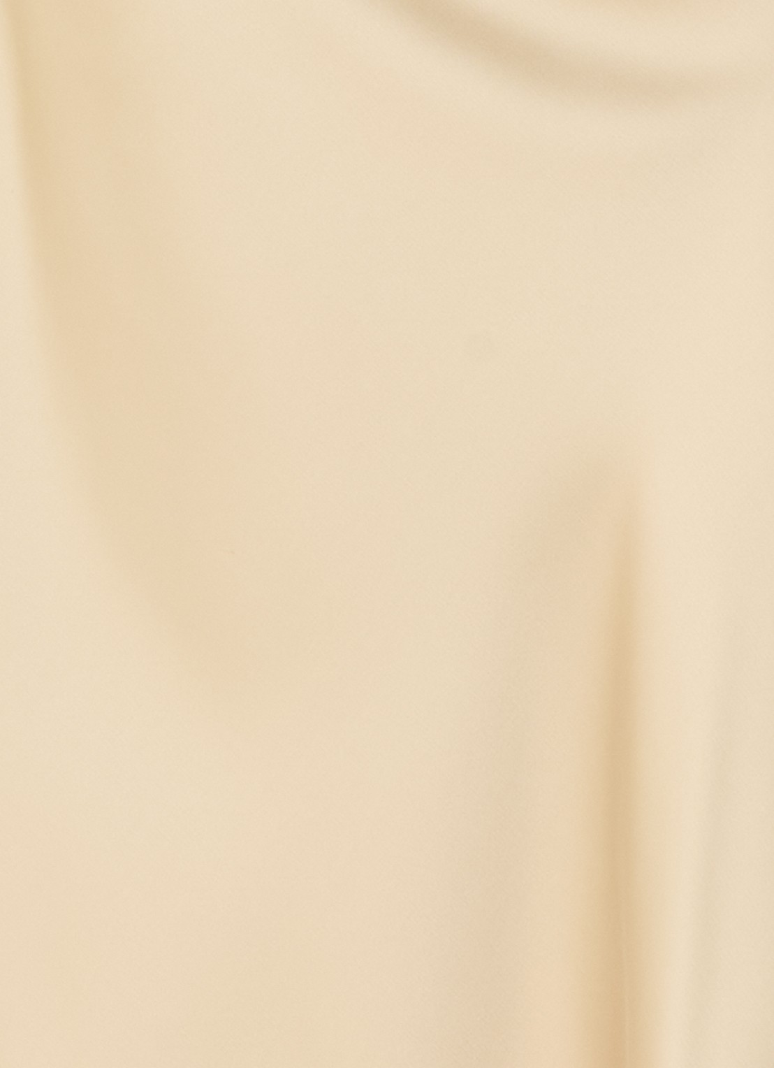 Benetton Midi rok van satijn met elastische band - detail 5 camel