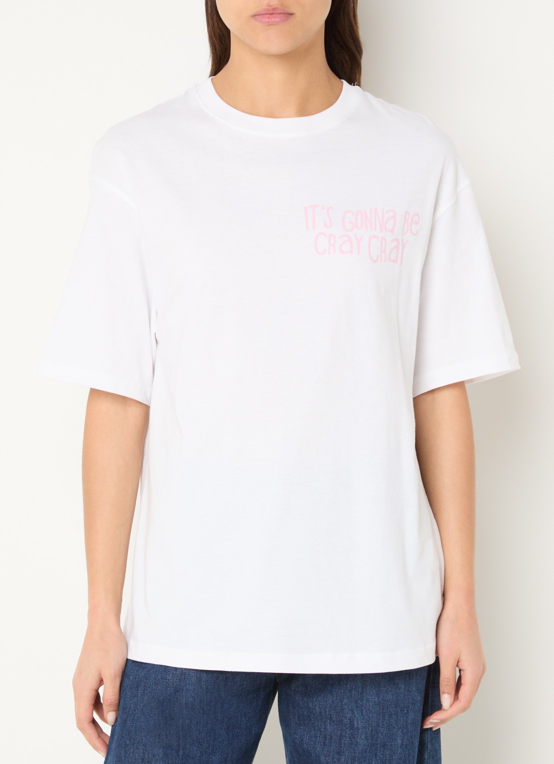 Benetton T-shirt met print - achterkant 4 wit
