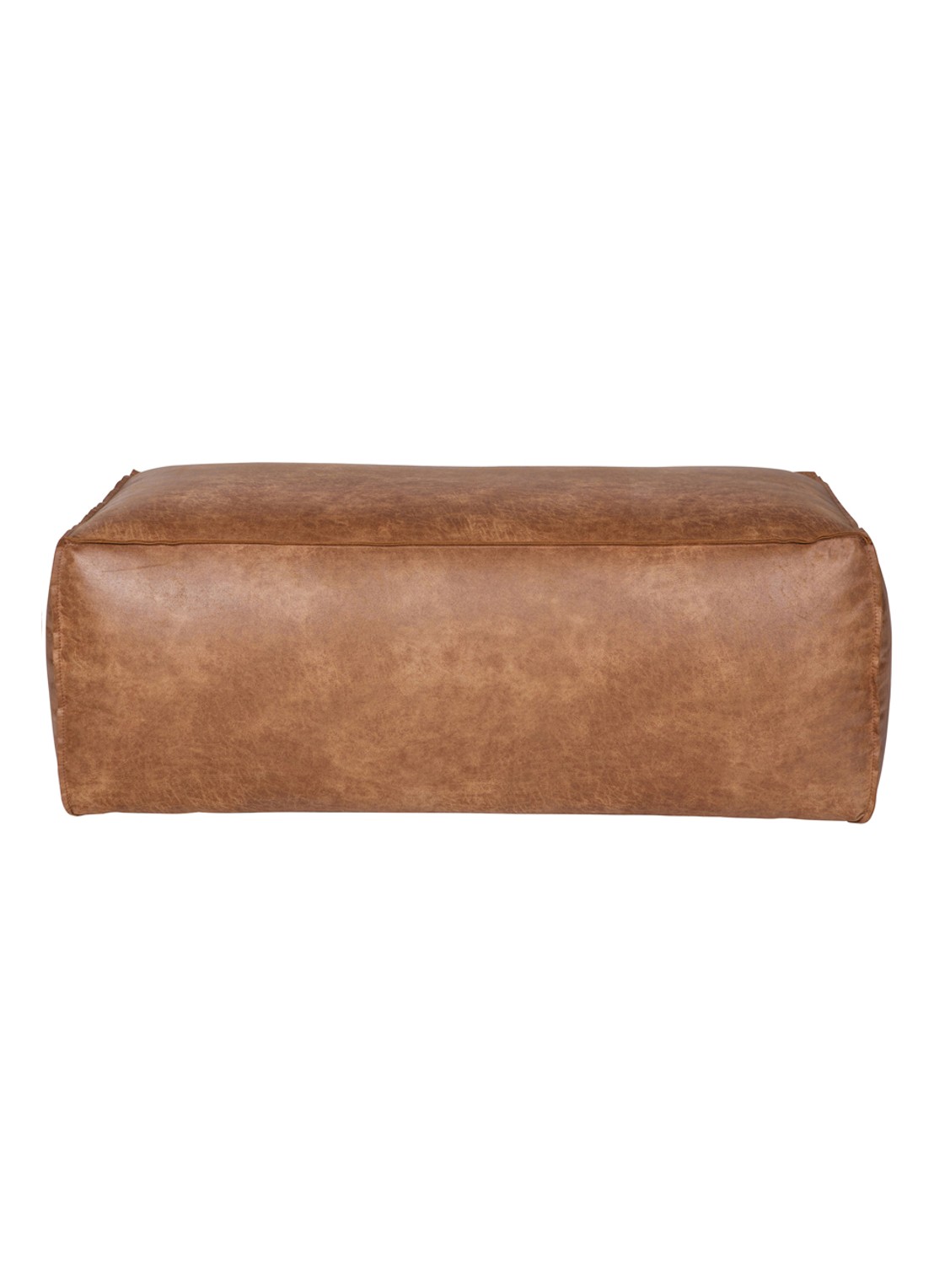 BePureHome Rodeo poef - voorkant 4 bruin