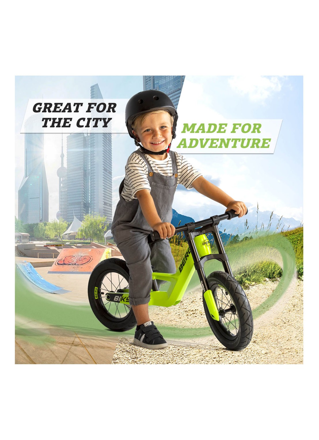Berg Toys Biky City loopfiets - detail 4 groen