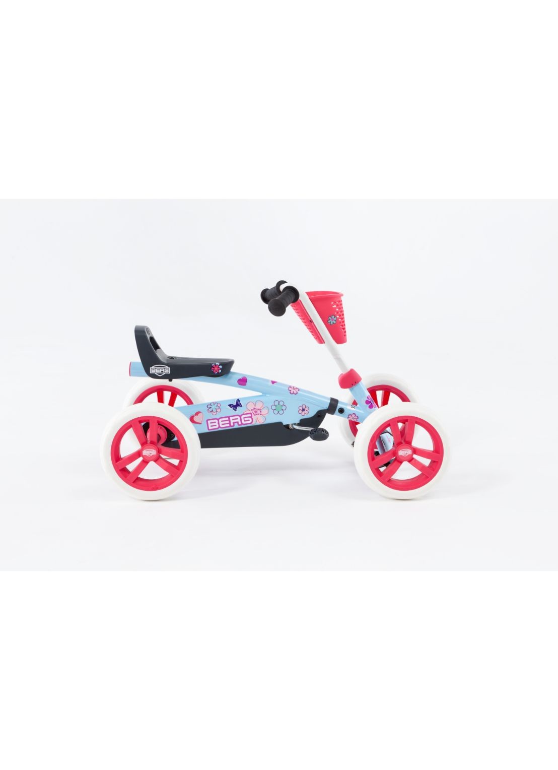 Berg Toys Buzzy Bloom skelter - voorkant 3 roze