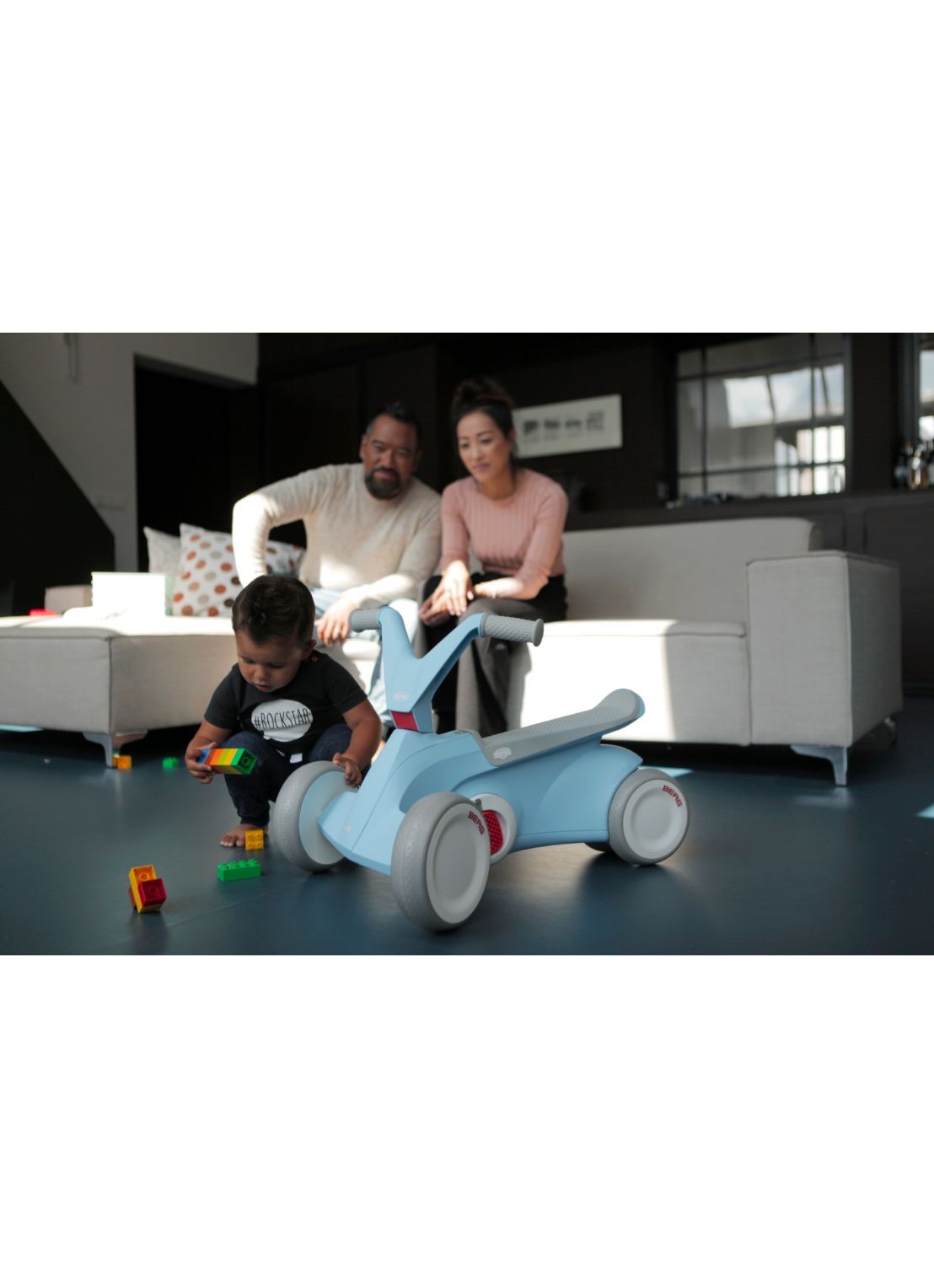 Berg Toys GO² 2-1 loopfiets - voorkant 4 blauw