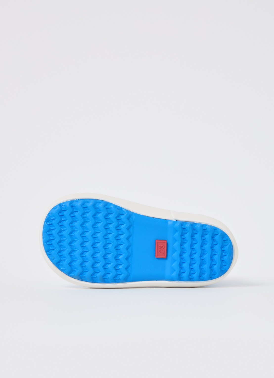 Bergstein Classic regenlaars met logo - detail blauw