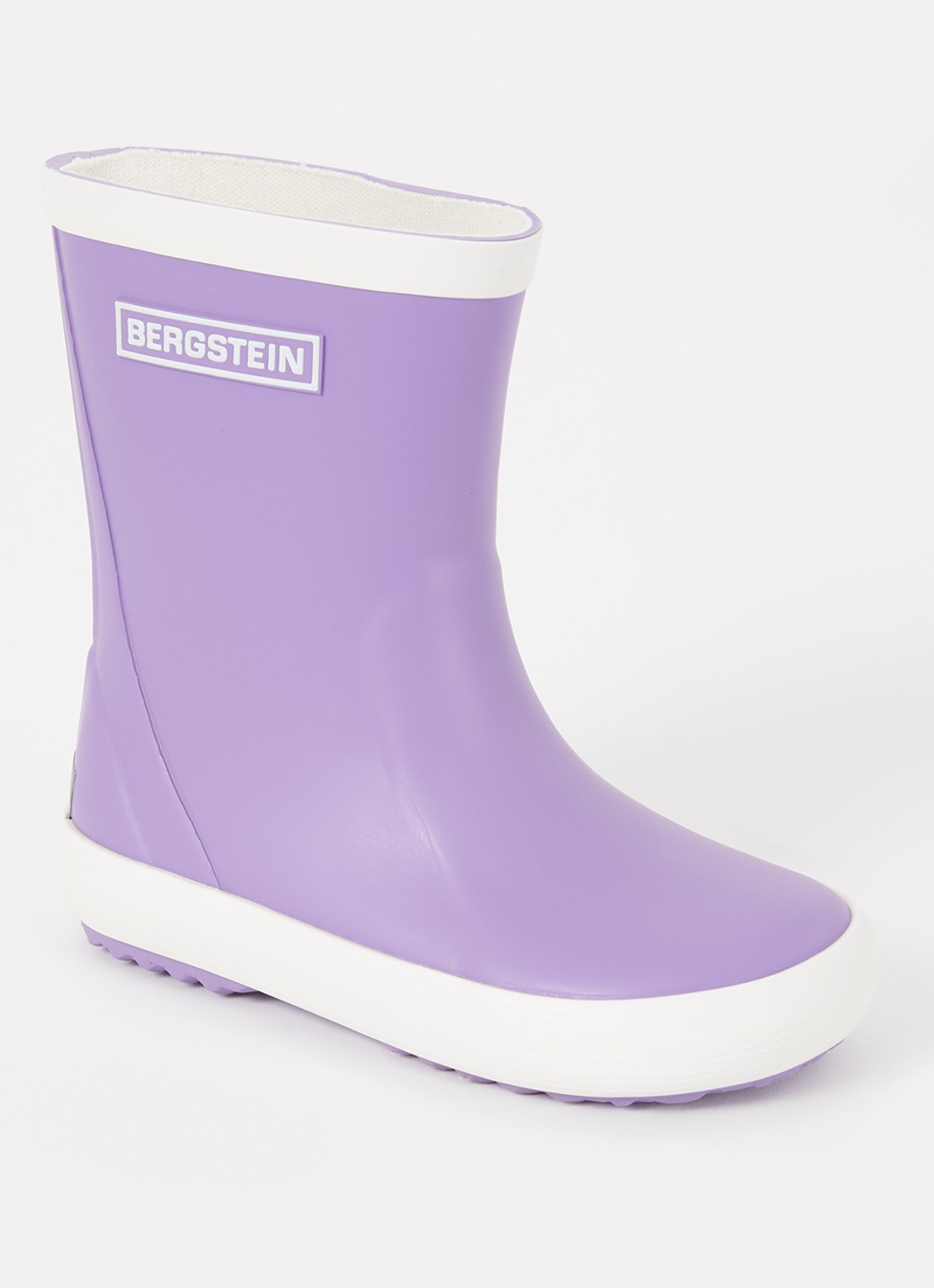 Bergstein Classic regenlaars met logo - voorkant paars
