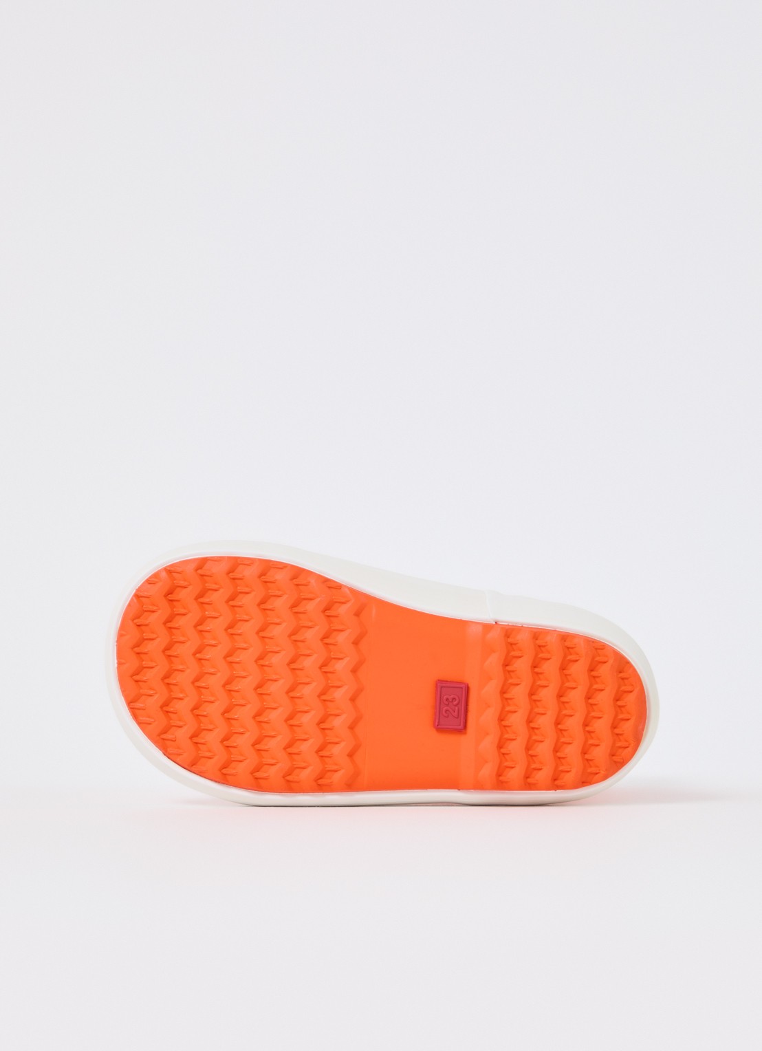 Bergstein Classic regenlaars met logo - detail 2 orange