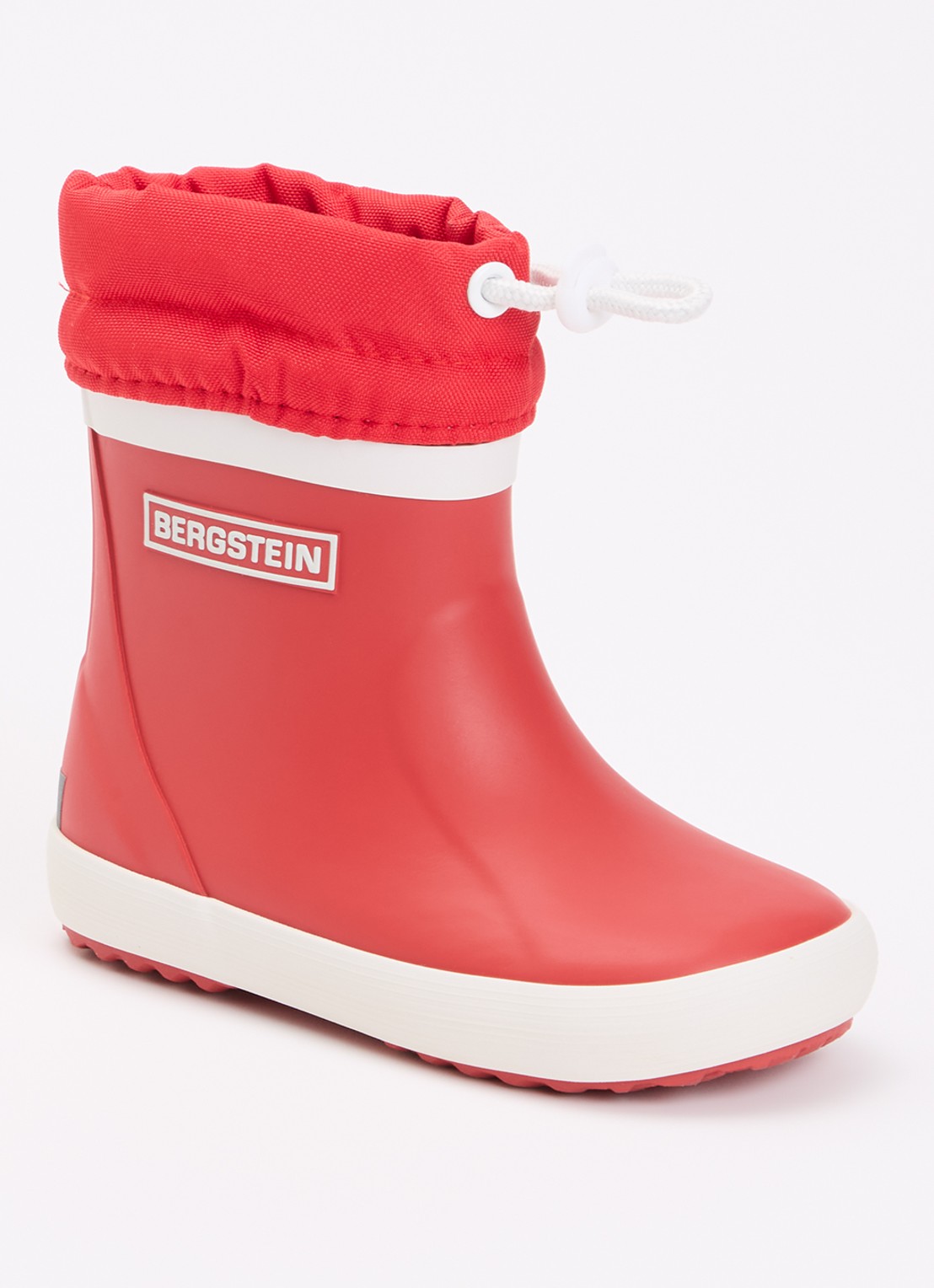 Bergstein Classic regenlaars met logo - voorkant rood