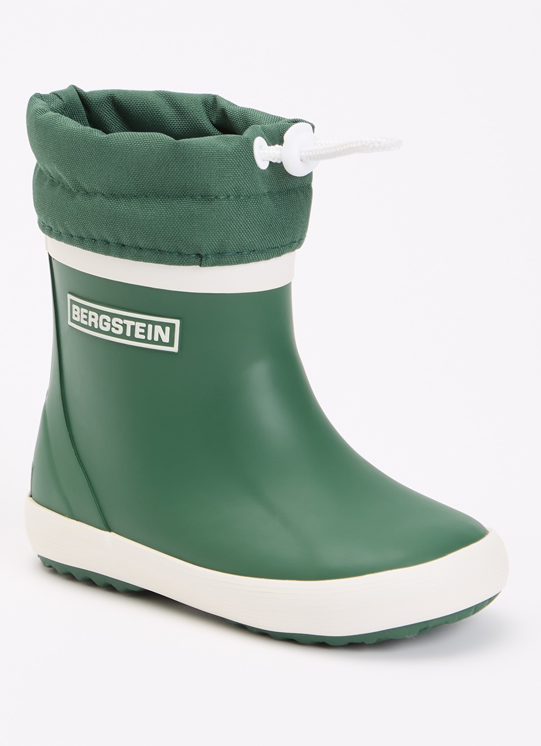 Bergstein Classic regenlaars met logo - voorkant 2 groen