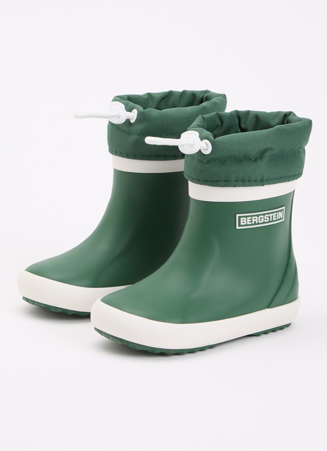 Bergstein Classic regenlaars met logo - voorkant 3 groen