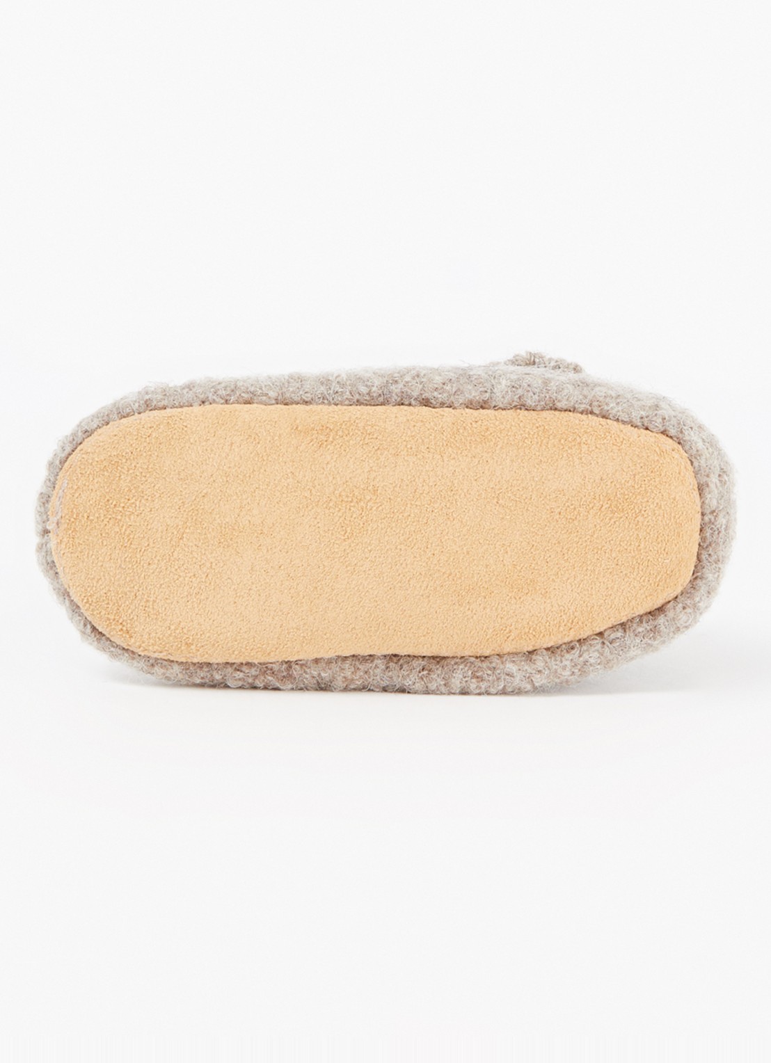 Bergstein Cozy babyslofjes van wol in giftbox - detail 2 donkerbeige
