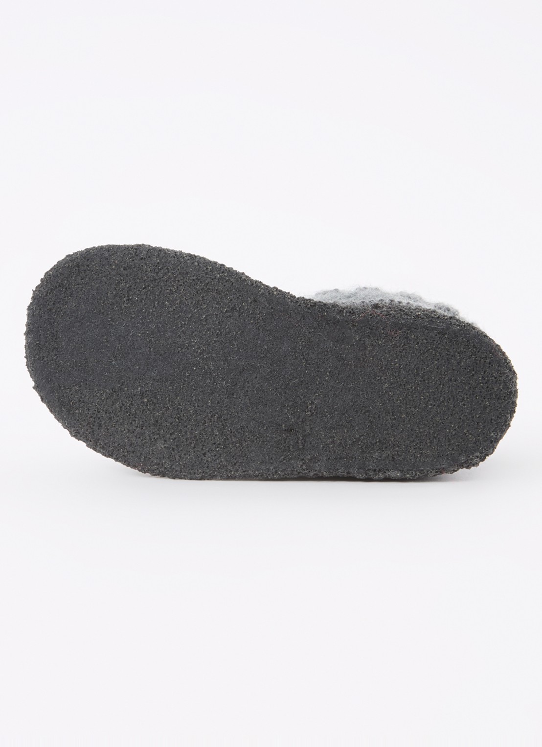Bergstein Cozy pantoffel van wol - detail 3 grijs
