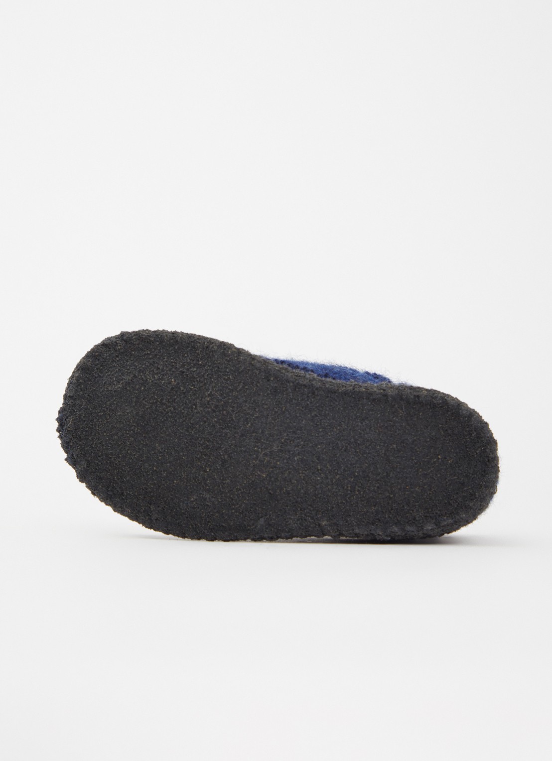 Bergstein Cozy pantoffel van wol - detail 4 donkerblauw