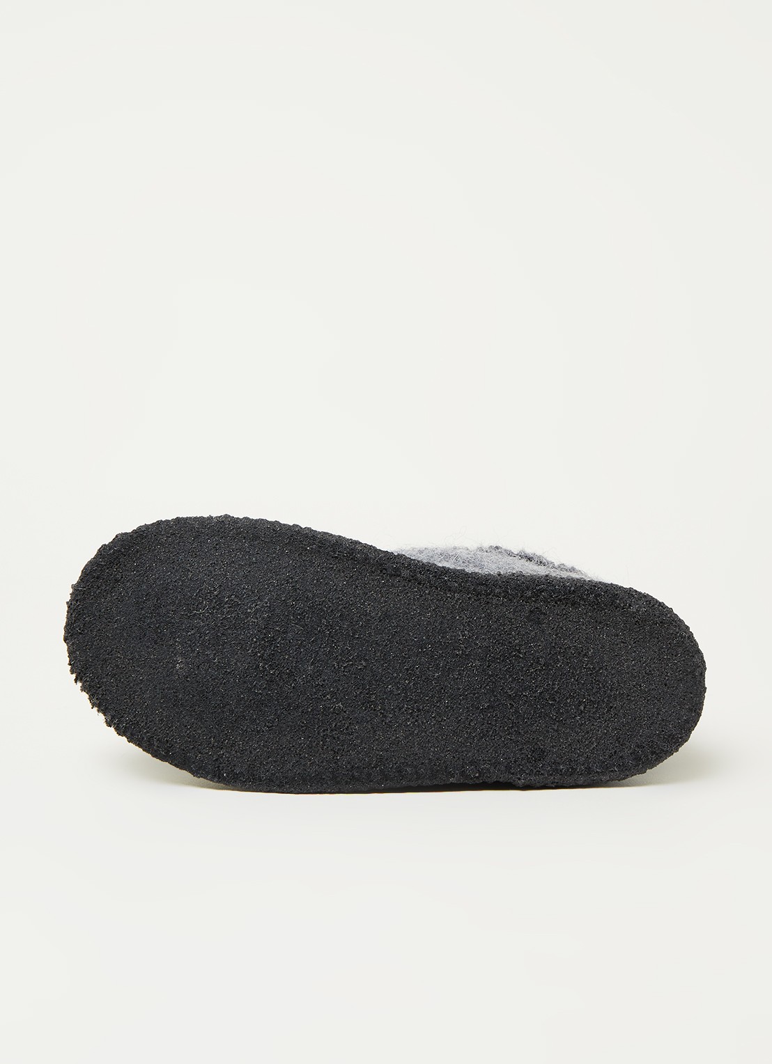 Bergstein Cozy pantoffel van wol - detail 4 middengrijs