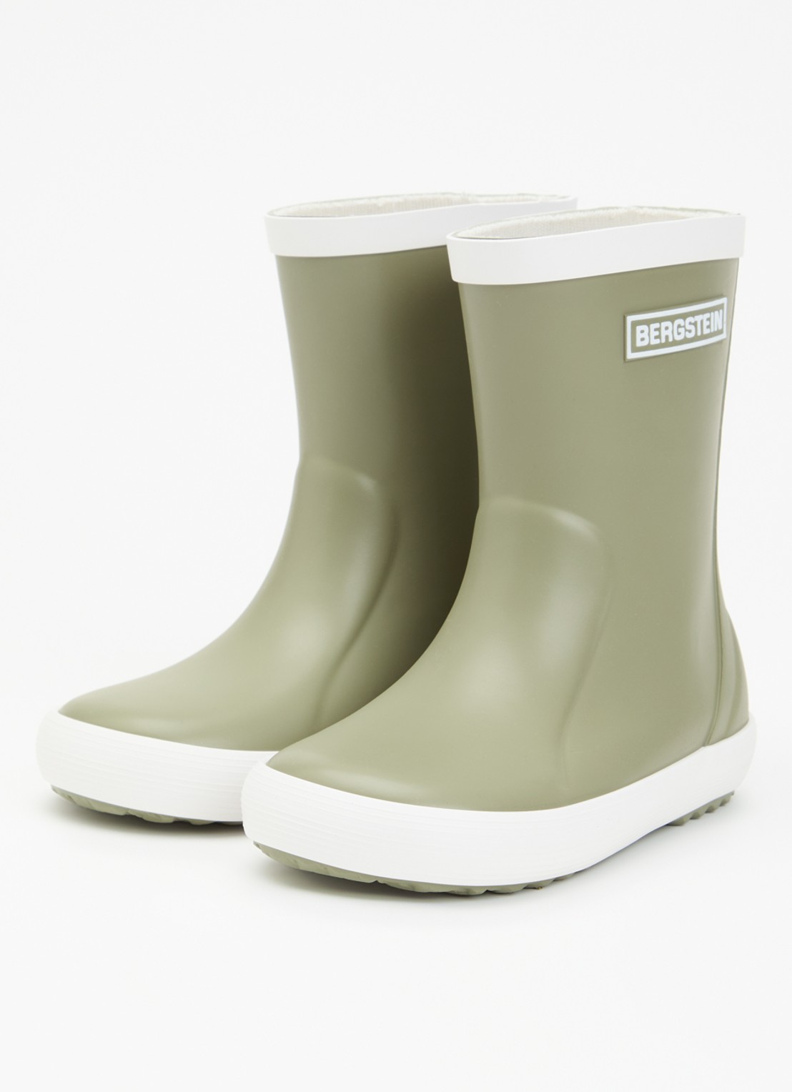 Bergstein Regenlaars met logo - voorkant 4 lichtgroen