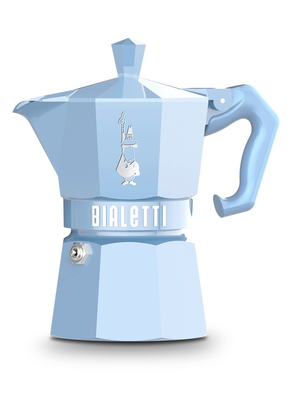Bialetti Cafetière 350 ml - voorkant lichtblauw