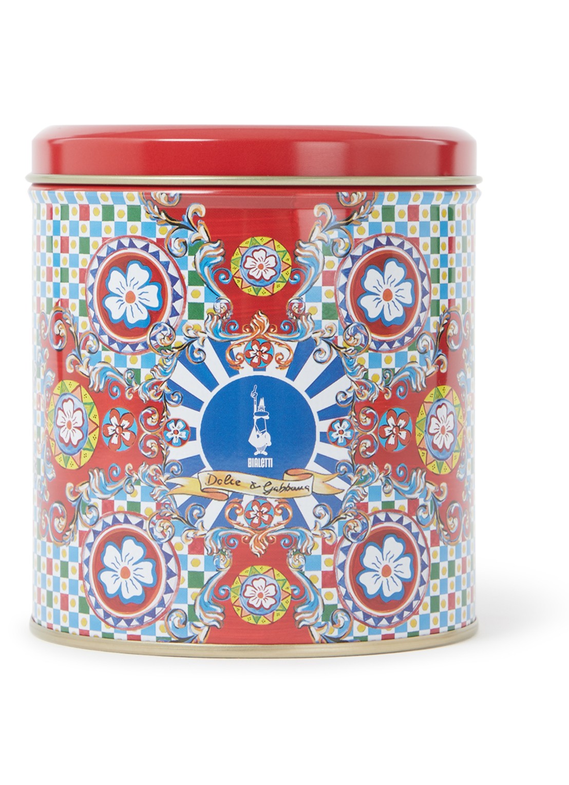 Bialetti Dolce & Gabbana Perfetto Moka Irresitible gemalen koffie 200 gram - voorkant rood