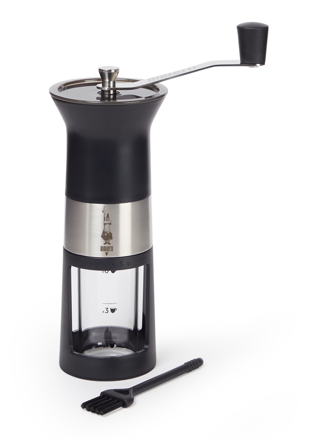 Bialetti Koffiemolen - voorkant zwart